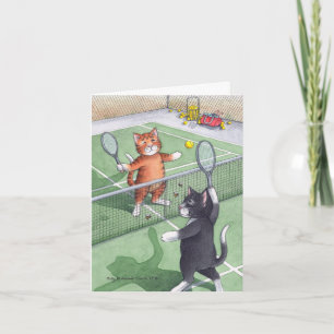 B & T #56 Tennis Birthday Note Card
