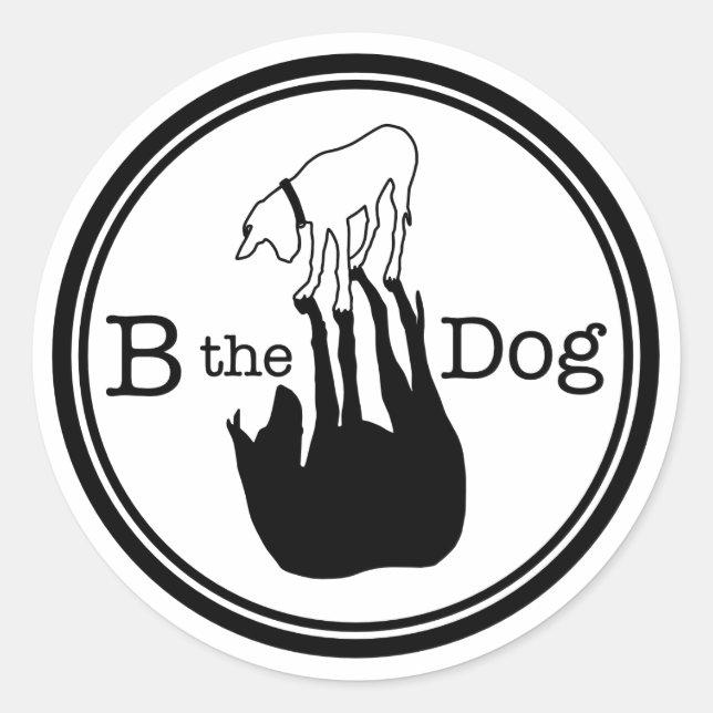 B The Dog - Sticker (Front)