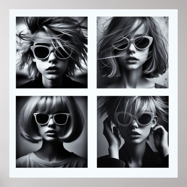 B&W AI POSTER GIRLS  (Front)