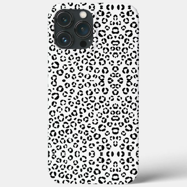 B&W Animal Print Case-Mate iPhone Case (Back)