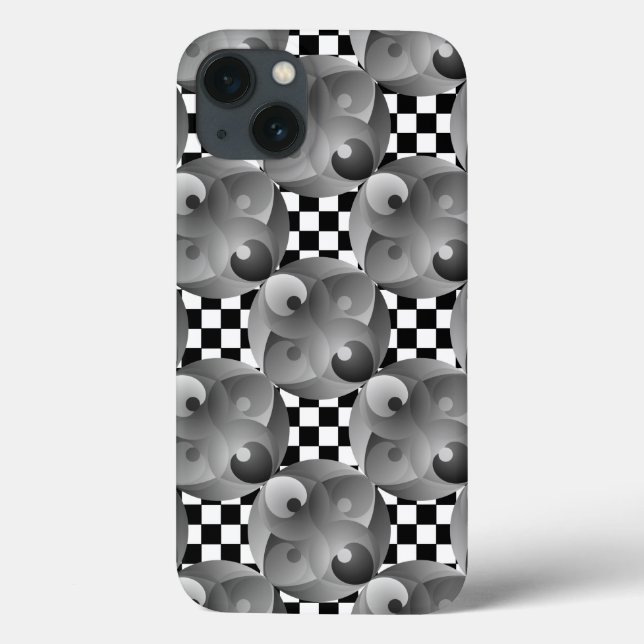 B/W Balance by Kenneth Yoncich Case-Mate iPhone Case (Back)