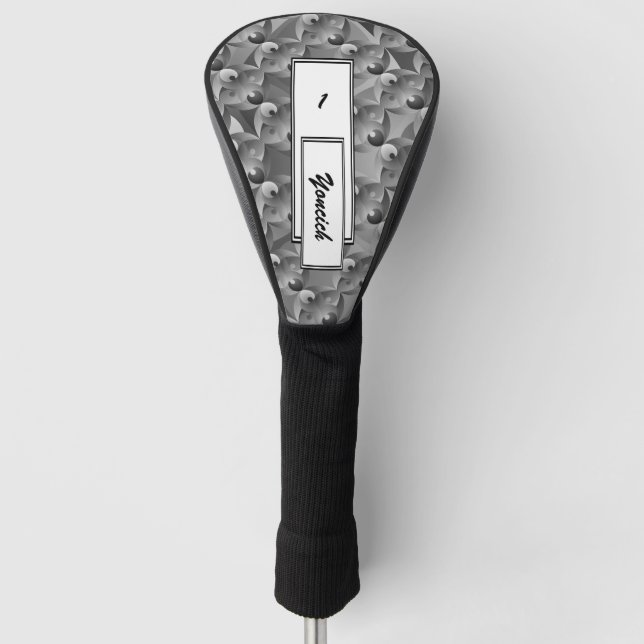 B/W Balance by Kenneth Yoncich Golf Head Cover (Front)