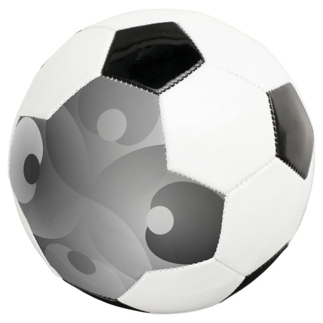 B/W Balance by Kenneth Yoncich Soccer Ball (Three Quarter)