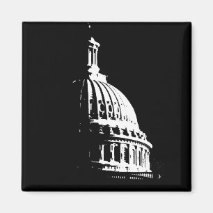 B&W Capital Building Magnet