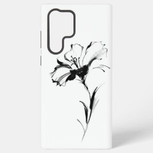B&W Flower Samsung Galaxy Case