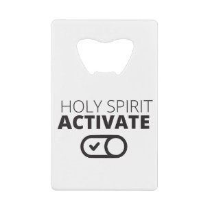 B/W Holy Spirit Activate Icon Gospel Graphics Gosp