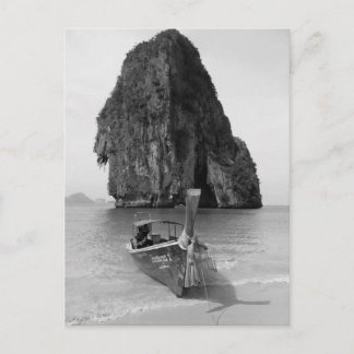 B&W Krabi beach 3 Postcard