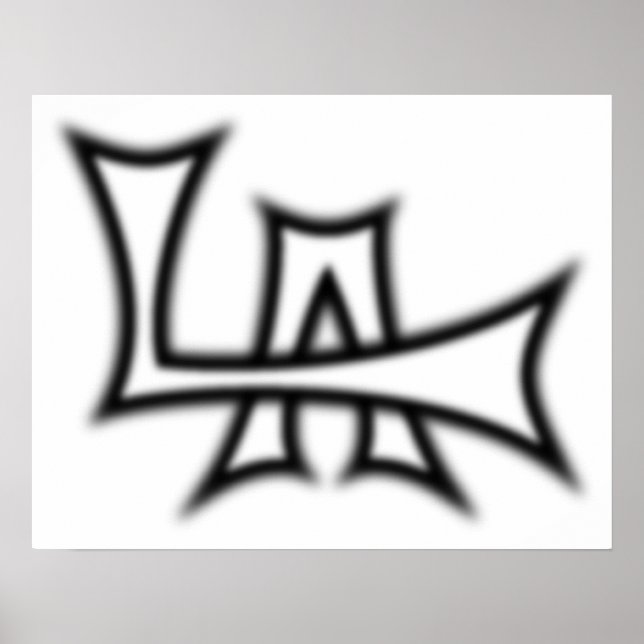 B&W Los Angeles Poster (Front)