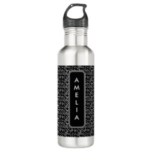 B&W Matrix design Stainless Water Bottle