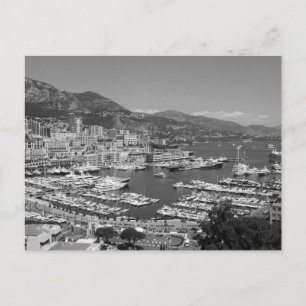 B&W Monaco Postcard