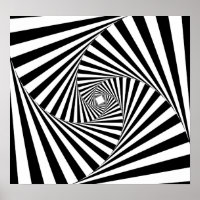 B&W Optical Illusion Background