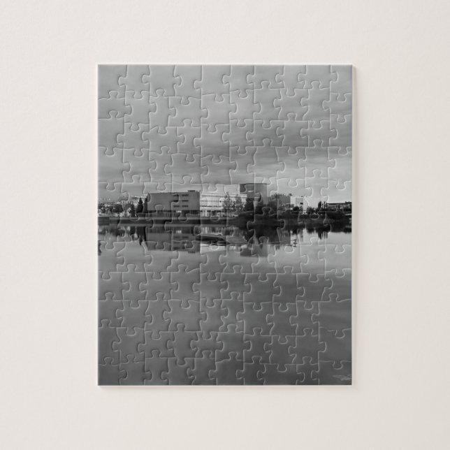 B&W Oulu 2 Jigsaw Puzzle (Vertical)