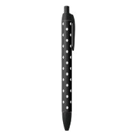 B&W Polkadots Black Ink Pen