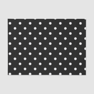 B&W Polkadots Tissue Paper