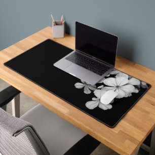 b&w postcard desk mat