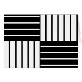 B&W Striped Squares