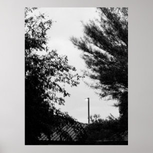 B&W Suburbs Poster