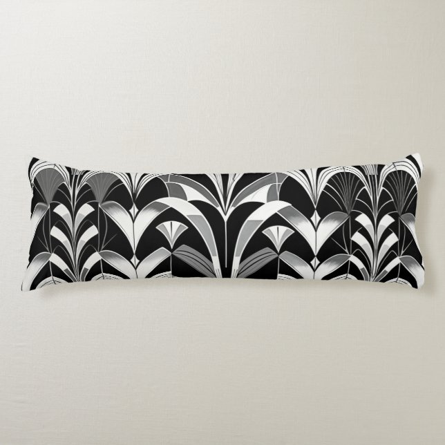 B&W Throw Blanket Body Cushion (Front)