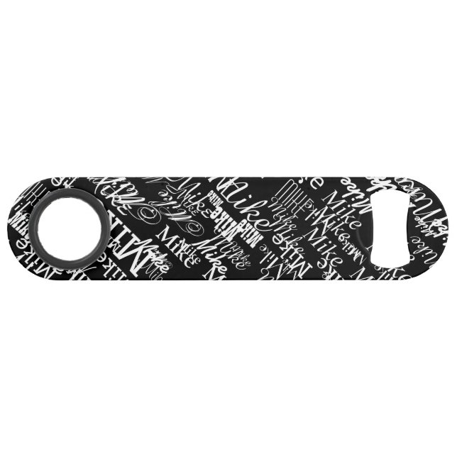 b&w typography personalised with name (Front (Horizontal))