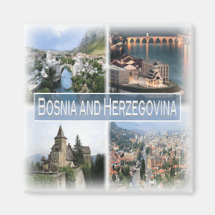 BA0011 Europe, Bosnia Herzegovina, Fridge  Magnet