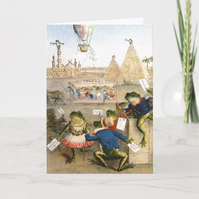 BA3G10461FAC01Z-Italian Frog News Scene 1 Art Card (Front)