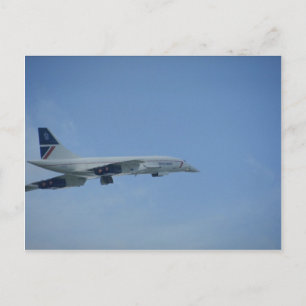 BA Concorde, take-off, Heathrow Postcard