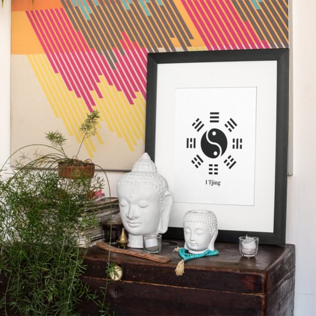 Ba Gua, eight trigrams, yin yang customisable  Poster (Creator Uploaded)