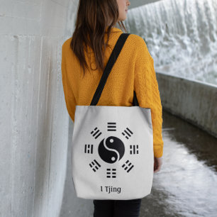 Ba Gua, eight trigrams, yin yang customisable  Tote Bag