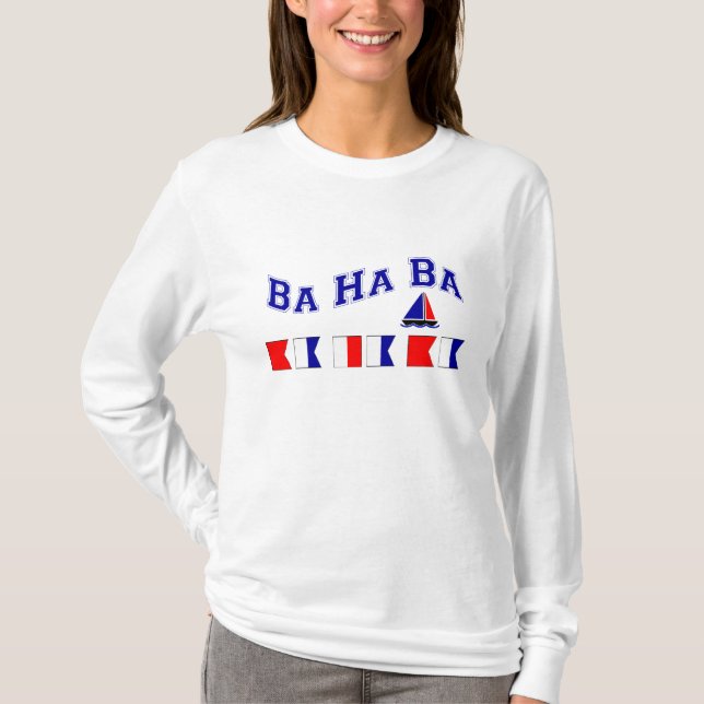 Ba Ha Ba, w/ Maritime Flags T-Shirt (Front)