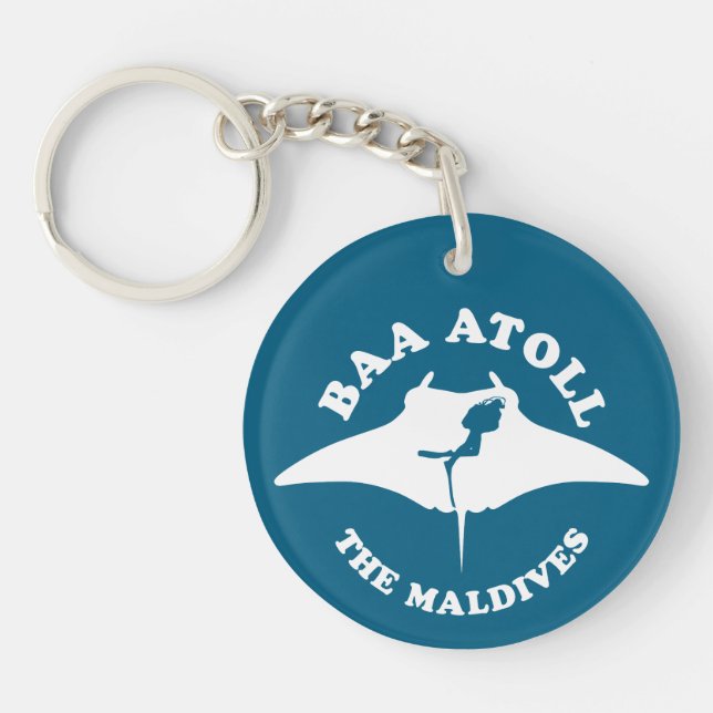 Baa Atoll Scuba Diving Key Ring (Front)