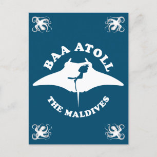 Baa Atoll Scuba Diving Postcard