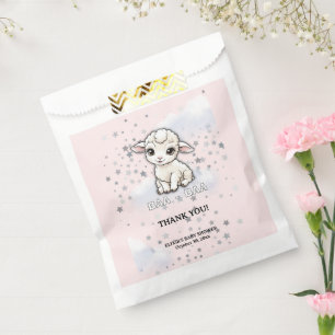 Baa-baa A Little Lamb Stars Baby Shower Favour Bags