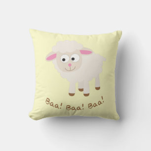 Baa! Baa! Baa! Cute Little Lamb Cushion