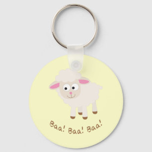 Baa! Baa! Baa! Cute Little Lamb Key Ring