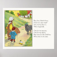 Baa, Baa, Black Sheep, Mother Goose Nursery Rhyme