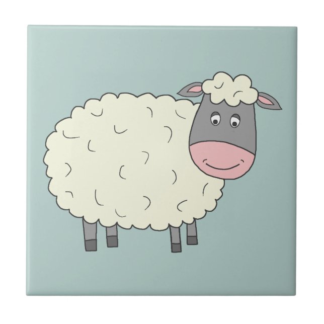 Baa Baa Sheep Tile (Front)