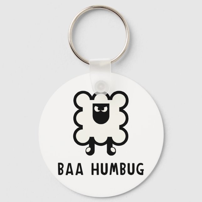 Baa Humbug Key Ring (Front)