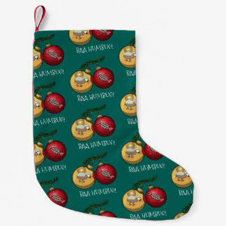 Baa Humbug Sheep Christmas Decorations Cartoon Small Christmas Stocking