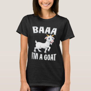 Baa Im A Goat Animal Farm Spooky Scary Halloween T-Shirt