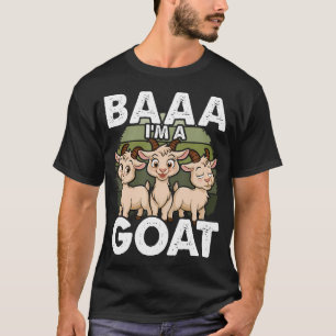 Baa I'M A Goat Animal Funny Halloween Party T-Shirt