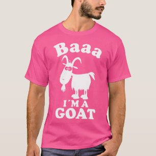 Baa Im A Goat Lazy Halloween Party Funny Halloween T-Shirt
