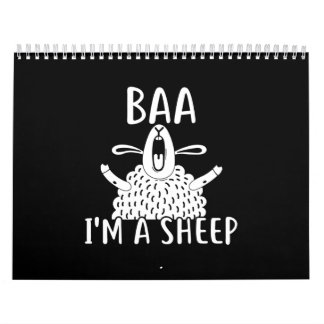 Baa I'm A Sheep | Sheep Owner Present Calendar