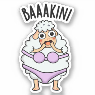 Baa-kini Funny Bikini Pun