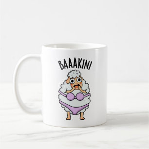 Baa-kini Funny Bikini Pun  Coffee Mug