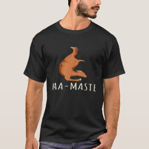 Baa Maste I Yoga Goat Pun Fun Animal Namaste T-Shirt