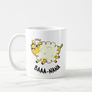 Baa-nana Funny Banana Pun Coffee Mug