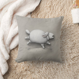 Baa Relief Cute Bleating Sheep Cushion