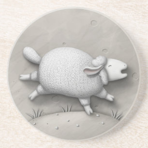 Baa Relief (sheep 1) Coaster