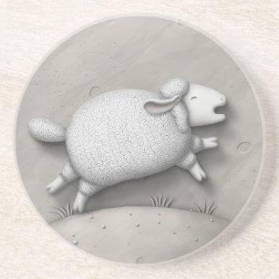 Baa Relief (sheep 2) Coaster