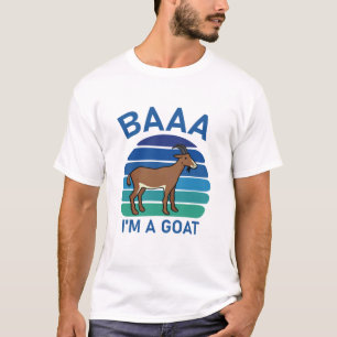 Baaa I'm a Goat Funny Halloween Party Animal T-Shirt